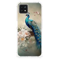 Case Anti-shock voor OPPO A53 5G | A73 5G Vintage Pauwen - thumbnail