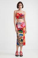 Midi-rok Mr. Christian Lacroix - MATERIAL FINISHES - L