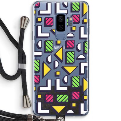 8-bit N°4: Samsung Galaxy S9 Plus Transparant Hoesje met koord
