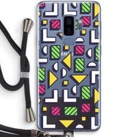 8-bit N°4: Samsung Galaxy S9 Plus Transparant Hoesje met koord
