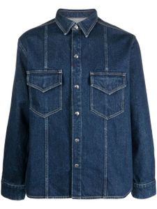 Nanushka chemise Tristo en jean - Bleu