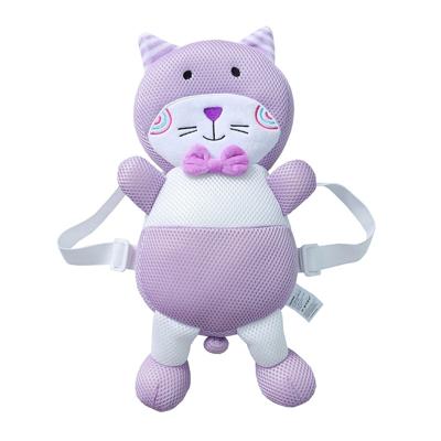 Ademend paarse kat patroon schokbestendige hoofd Pad voor Baby kinderen Waliking