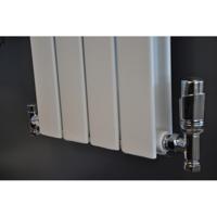 Wiesbaden Luxe Thermostatische Radiator Aansluitset Haaks Chroom Wiesbaden Luxe Thermostatische Radiator Aansluitset Haaks Chroom