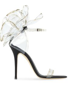 Giuseppe Zanotti sandales Peony à talon aiguille - Noir