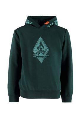 Tygo & Vito winter hoodie jongens - groen - Hobie