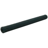 Kippengaas 25x1,5 m staal met PVC coating groen