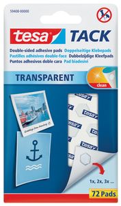 TESA 59408-00000 papierpin Transparant 72 stuk(s)