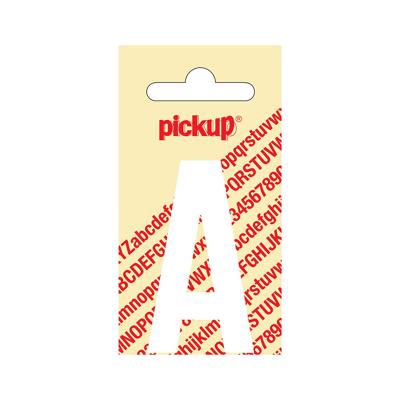 Plakletter Nobel 60 mm wit A Pickup - Pickup