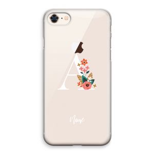 Pink Bouquet: iPhone 8 Transparant Hoesje