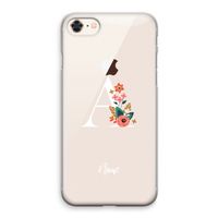 Pink Bouquet: iPhone 8 Transparant Hoesje
