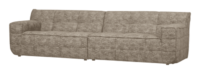 WOOOD 4-zits Bank 'Timor' Chenille, kleur Naturel