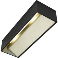 SLV 1002928 LOGS IN L Wandlamp LED Zwart, Goud