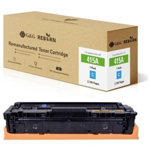 G&G Toner vervangt HP 415A Compatibel Cyaan 2100 bladzijden Reborn remanufactured 21270