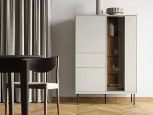 Commode EMPIRO 3 deuren 1 lade kasjmier met led