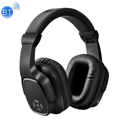 OneDer S2 hoofd-gemonteerde draadloze Bluetooth versie 5 0 headset koptelefoon met microfoon handsfree TF-kaart USB-drive AUX FM-functie (zwart)