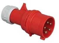 Kopp CEE stekker IP44 5P 16A 400V rood - thumbnail