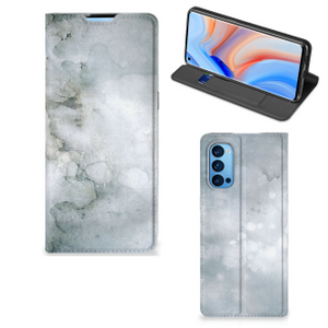 Bookcase OPPO Reno4 Pro 5G Painting Grey