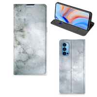 Bookcase OPPO Reno4 Pro 5G Painting Grey - thumbnail