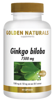 Golden Naturals Ginkgo Biloba 7500mg Capsules - thumbnail