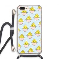 Citroenen: iPhone 8 Plus Transparant Hoesje met koord