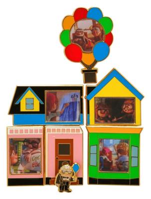 Disney Pixar by Loungefly Enamel Pins Blind Box UP Lenticular Puzzle Display (18)