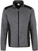 Hakro 836 Knitted fleece jacket Dawson - Mottled Anthracite - S