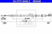 Ate Handremkabel 24.3727-0448.2