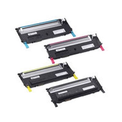 Huismerk Dell 1230/1235 (593-10493/593-10496) Toners Multipack (zwart + 3 kleuren)