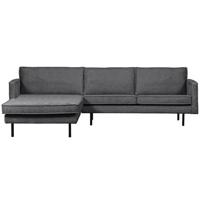 BePureHome Rodeo Chaise Longue Links - Velvet - Mountain - 85x300x155