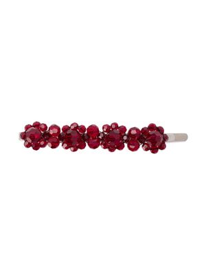 Simone Rocha barrette à ornements - Rouge