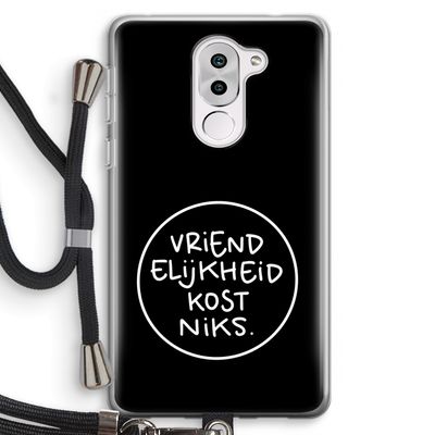 Vriendelijkheid: Honor 6X Transparant Hoesje met koord