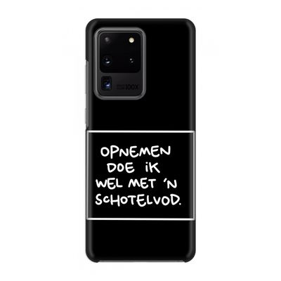 Schotelvod: Volledig geprint Samsung Galaxy S20 Ultra Hoesje