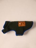 Hondenmantel van fleece kaki