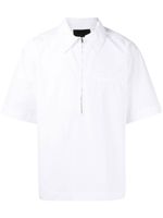 3.1 Phillip Lim polo à col zippé - Blanc