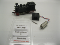 micromotor NF008G N ombouwset voor Fleischmann Lok 7