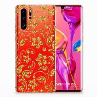 Huawei P30 Pro | TPU Case | Gouden Bloemen