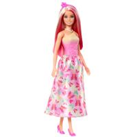 Mattel Koninklijke pop met roze en blond haar, rok met vlinderprint pop - thumbnail