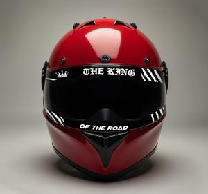 Het koningsvizier motor sticker