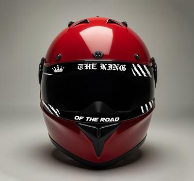 Het koningsvizier motor sticker