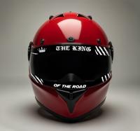 Het koningsvizier motor sticker