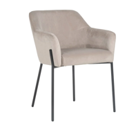 Eetkamerstoel Fay Khaki Velvet