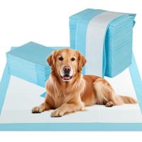 Trainingsmaterialen Honden Uitloopbestendig 6-laags Ontwerp Puppy-matten Puppy-Pads 90 x 90 cm 100 Stuks