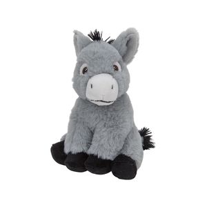 Pluche dieren knuffels Ezel van 16 cm