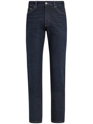Zegna jean Roccia à coupe slim - Bleu