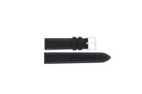 Horlogeband Universeel JD752-WS Silicoon Zwart 22mm