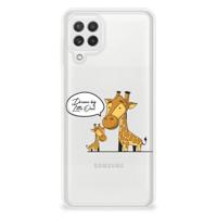 Samsung Galaxy A22 4G | M22 Telefoonhoesje met Naam Giraffe