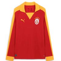 PUMA Galatasaray T7 Thuisshirt Lange Mouwen 1980 Rood Oranje