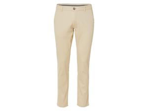 LIVERGY Heren chino broek Slim Fit (58, Beige)