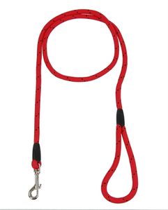 Rosewood Hondenriem touw rood / zwart