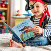 Gepersonaliseerd kinderboek - Fien & Teun 'Zoeken een schat' - Hardcover